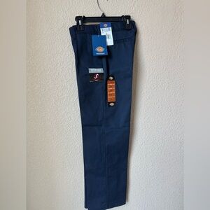 Dickies Boys Flat Front Pants Size 12 Classic Fit NWT